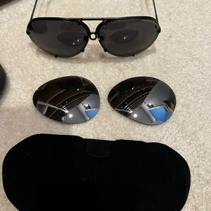 Luxury EUC Porsche Design Sunglasses As Seen On Khloe Kardashian